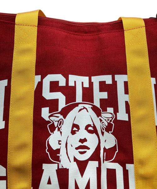 Hysteric Glamour（ヒステリックグラマー）Hysteric Glamour (ヒステリックグラマー) COLLEGE 2WAY トート レッドの古着・服飾アイテム
