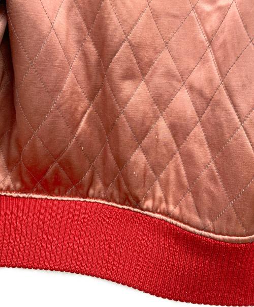 whitesville（ホワイツビル）whitesville (ホワイツビル) 袖レザースタジャン レッド サイズ:40の古着・服飾アイテム