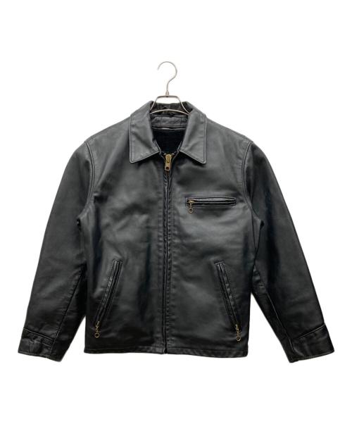 Schott（ショット）Schott (ショット) ライナー付レザートラッカージャケット ブラック サイズ:38の古着・服飾アイテム