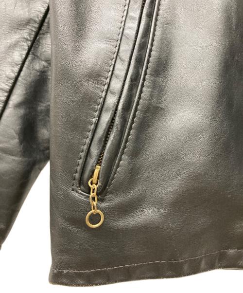 Schott（ショット）Schott (ショット) ライナー付レザートラッカージャケット ブラック サイズ:38の古着・服飾アイテム