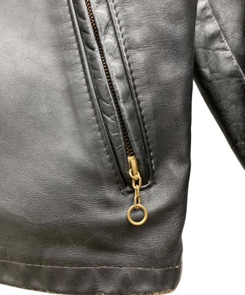 Schott（ショット）Schott (ショット) ライナー付レザートラッカージャケット ブラック サイズ:38の古着・服飾アイテム