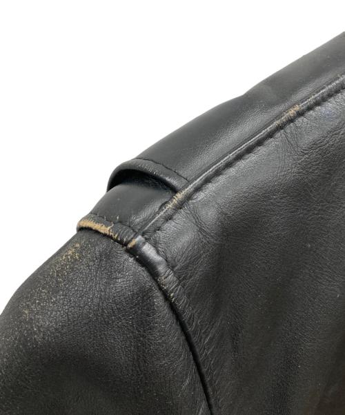 Schott（ショット）Schott (ショット) ライナー付レザートラッカージャケット ブラック サイズ:38の古着・服飾アイテム