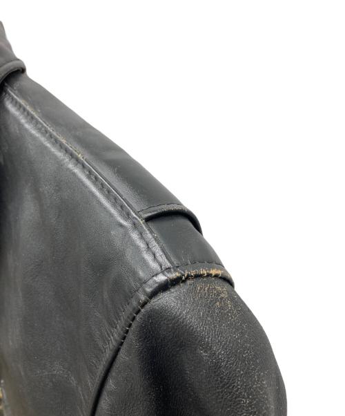 Schott（ショット）Schott (ショット) ライナー付レザートラッカージャケット ブラック サイズ:38の古着・服飾アイテム