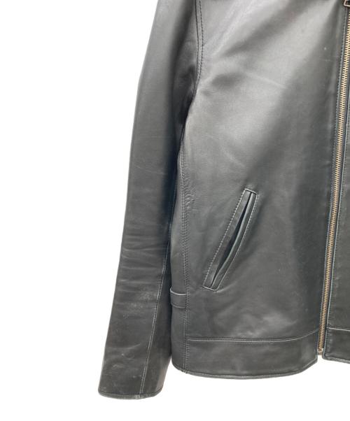 LEVI'S PReMIUM（リーバイス プレミアム）LEVI'S PReMIUM (リーバイス プレミアム) ラムレザーシングルライダースジャケット ブラック サイズ:Lの古着・服飾アイテム