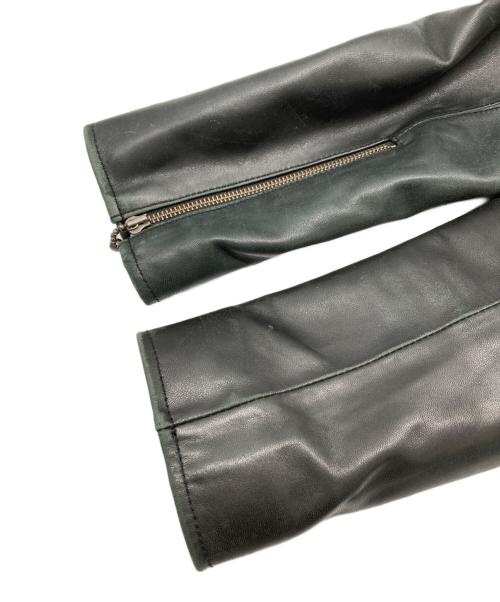 LEVI'S PReMIUM（リーバイス プレミアム）LEVI'S PReMIUM (リーバイス プレミアム) ラムレザーシングルライダースジャケット ブラック サイズ:Lの古着・服飾アイテム