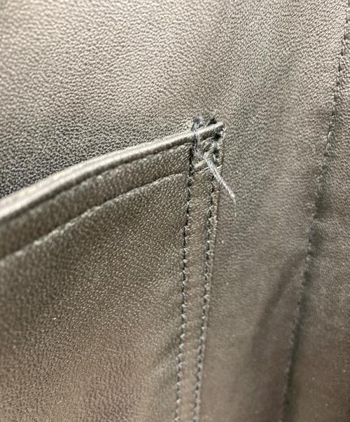 Schott（ショット）Schott (ショット) LAMB LEATHER カバーオールジャケット ブラック サイズ:Mの古着・服飾アイテム