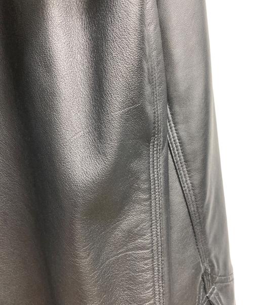 Schott（ショット）Schott (ショット) LAMB LEATHER カバーオールジャケット ブラック サイズ:Mの古着・服飾アイテム