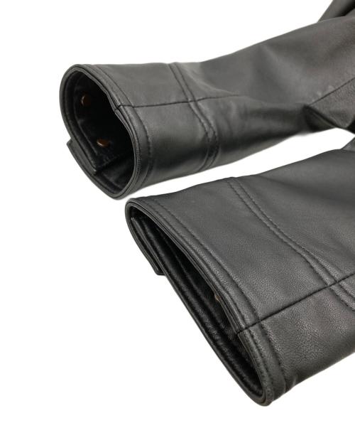 Schott（ショット）Schott (ショット) LAMB LEATHER カバーオールジャケット ブラック サイズ:Mの古着・服飾アイテム