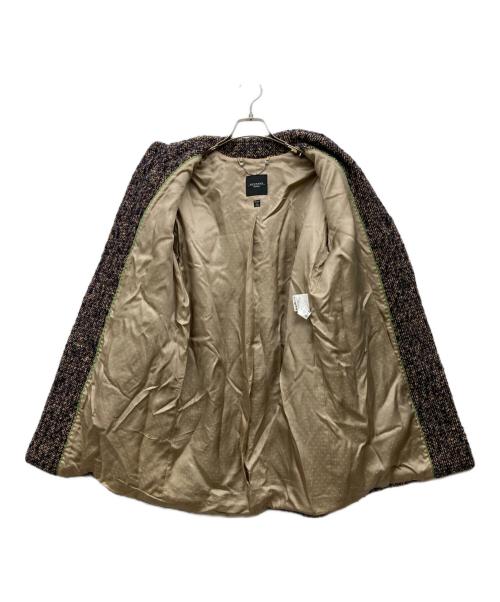 WEEKEND Max Mara（ウィークエンド マックスマーラ）WEEKEND Max Mara (ウィークエンド マックスマーラ) ツイードコート ブラウン サイズ:36の古着・服飾アイテム