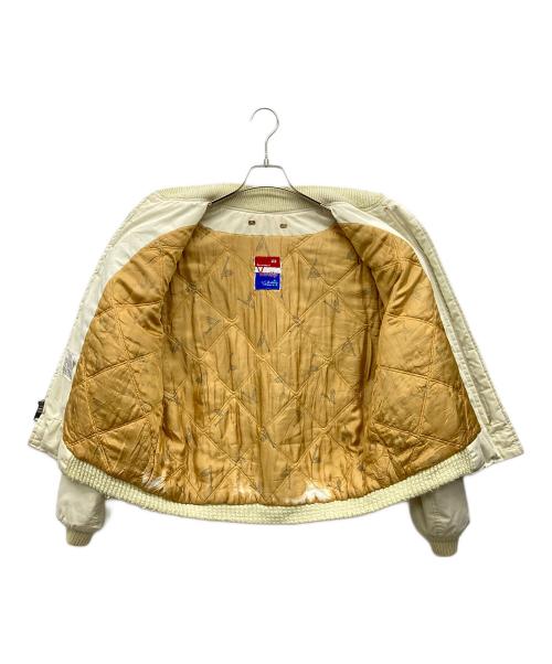 Varsity by Catalina（バーシティ バイ カタリーナ）Varsity by Catalina (バーシティ バイ カタリーナ) ダービージャケット アイボリー サイズ:46の古着・服飾アイテム