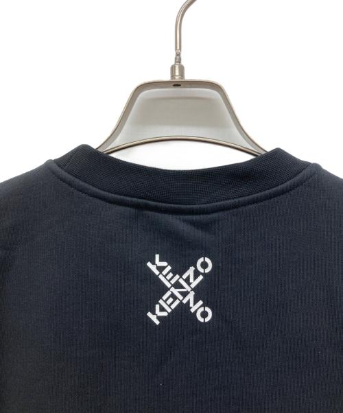 KENZO（ケンゾー）KENZO (ケンゾー) クロスロゴスウェット ブラック サイズ:Mの古着・服飾アイテム