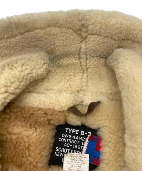 Schott（ショット）Schott (ショット) B-3ジャケット ブラウン サイズ:38の古着・服飾アイテム