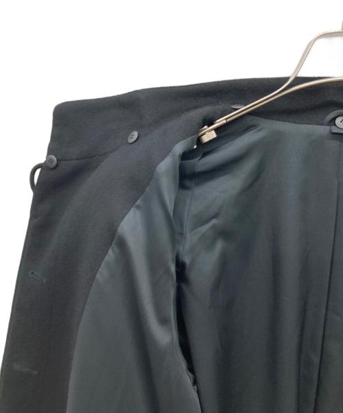 USED（ユーズド）USED (ユーズド) カシミア比翼コート ブラック サイズ:11の古着・服飾アイテム