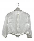 ANAYIアナイ）の古着「コットンボイルシアーブルゾン」｜ホワイト