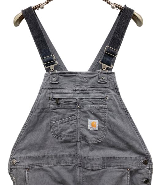 CarHartt（カーハート）CarHartt (カーハート) ダブルニーオーバーオール グレー サイズ:42×30の古着・服飾アイテム