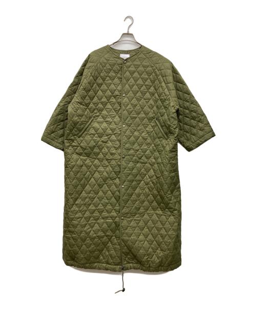 solamonat poche（ソラモナ ポッシェ）solamonat poche (ソラモナ ポッシェ) キルティングコート オリーブ サイズ:なしの古着・服飾アイテム