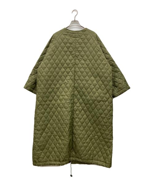 solamonat poche（ソラモナ ポッシェ）solamonat poche (ソラモナ ポッシェ) キルティングコート オリーブ サイズ:なしの古着・服飾アイテム