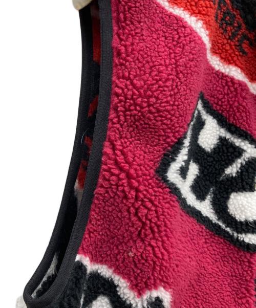 Hysteric Glamour（ヒステリックグラマー）Hysteric Glamour (ヒステリックグラマー) ROAD RUNNERS柄ジャガードボアベスト ピンク サイズ:FREEの古着・服飾アイテム