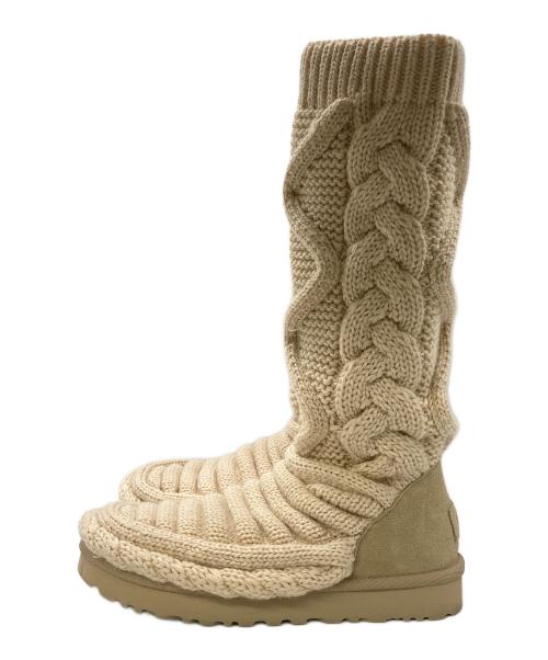 UGG（アグ）UGG (アグ) Classic Tall Chunky Knit Boot ベージュ サイズ:USA 7の古着・服飾アイテム