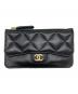 CHANEL（シャネル）の古着「フラグメントケース マトラッセ」｜ブラック