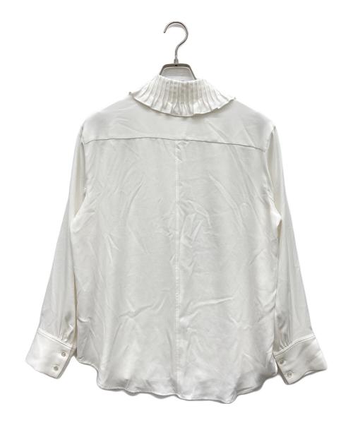 martinique（マルティニーク）martinique (マルティニーク) ジョーゼットピンタックブラウス ホワイト サイズ:なしの古着・服飾アイテム