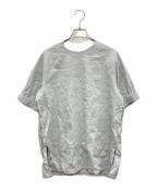 theory luxeセオリーリュクス）の古着「半袖ブラウス」｜グレー