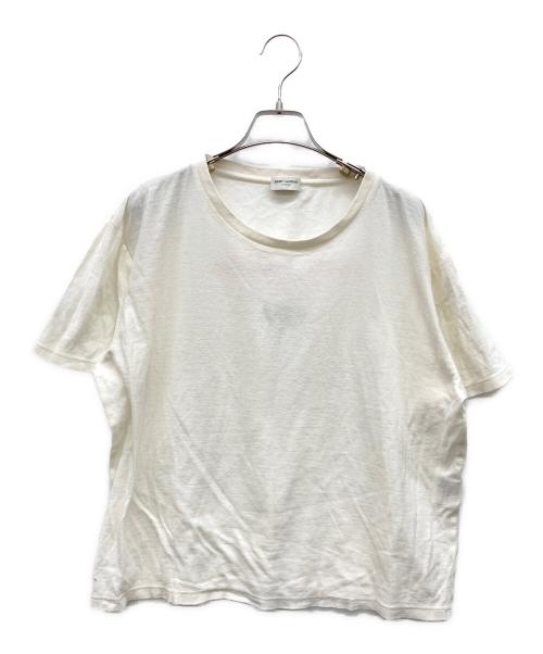 Saint Laurent Paris（サンローランパリ）Saint Laurent Paris (サンローランパリ) Tシャツ アイボリー サイズ:M 165/88Yの古着・服飾アイテム