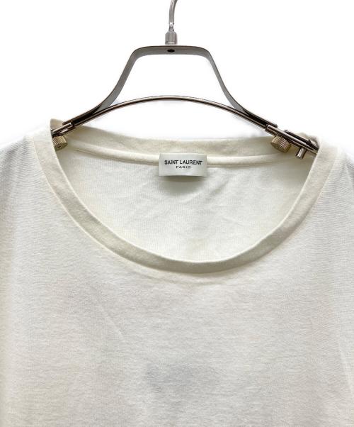 Saint Laurent Paris（サンローランパリ）Saint Laurent Paris (サンローランパリ) Tシャツ アイボリー サイズ:M 165/88Yの古着・服飾アイテム