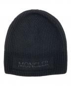 MONCLERモンクレール）の古着「Embroidered Logo Beanie Hat Black」｜ブラック