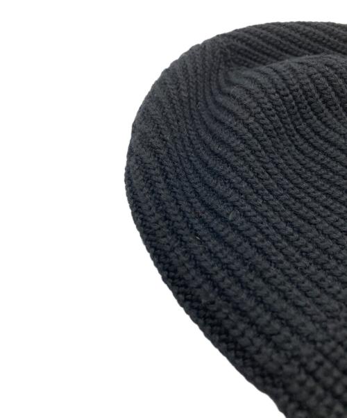 MONCLER（モンクレール）MONCLER (モンクレール) Embroidered Logo Beanie Hat Black ブラック サイズ:UNIの古着・服飾アイテム