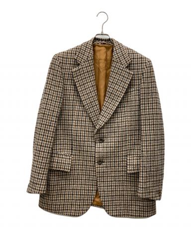 HARRIS TWEED ハリスツイード　千鳥柄　テーラードジャケット94AB5 中古・古着通販】Harris Tweed (ハリスツイード) 千鳥格子テーラード