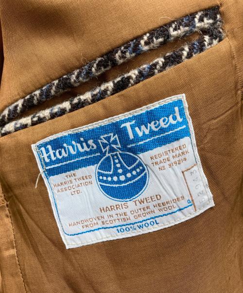 Harris Tweed（ハリスツイード）Harris Tweed (ハリスツイード) 千鳥格子テーラードジャケット ベージュ サイズ:不明の古着・服飾アイテム