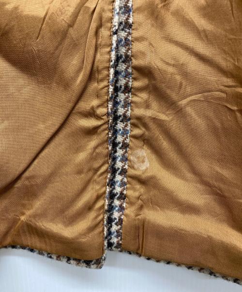 Harris Tweed（ハリスツイード）Harris Tweed (ハリスツイード) 千鳥格子テーラードジャケット ベージュ サイズ:不明の古着・服飾アイテム