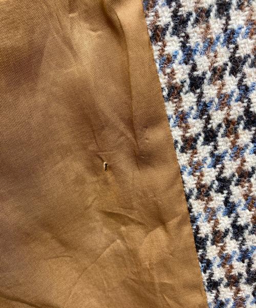 Harris Tweed（ハリスツイード）Harris Tweed (ハリスツイード) 千鳥格子テーラードジャケット ベージュ サイズ:不明の古着・服飾アイテム