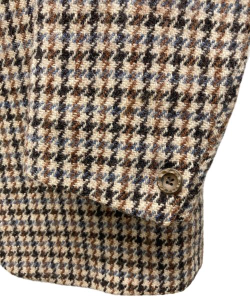 Harris Tweed（ハリスツイード）Harris Tweed (ハリスツイード) 千鳥格子テーラードジャケット ベージュ サイズ:不明の古着・服飾アイテム