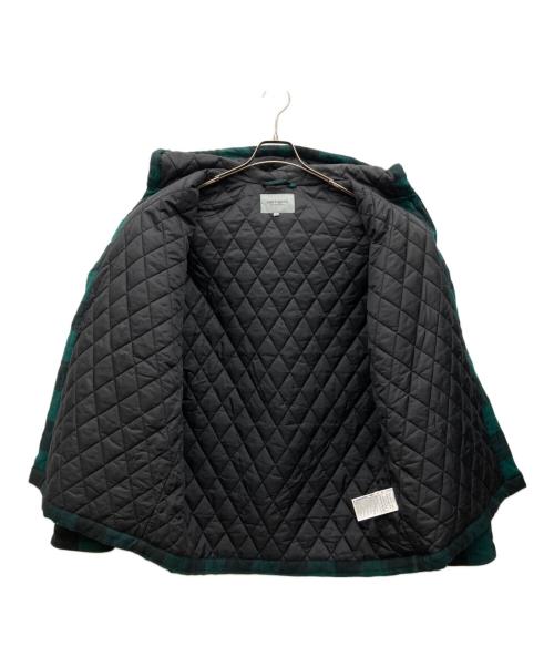 Carhartt WIP（カーハート ワークインプログレス）CARHARTT WIP (カーハート ワークインプログレス) HOODED CHECK SHIRT JAC グリーン サイズ:Lの古着・服飾アイテム
