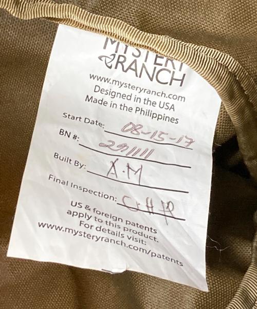 MYSTERY RANCH（ミステリーランチ）MYSTERY RANCH (ミステリーランチ) METCALF コヨーテの古着・服飾アイテム