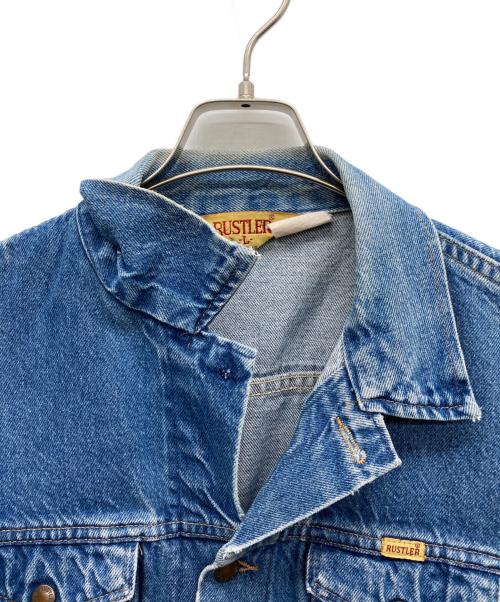 RUSTLER（ラスラー）RUSTLER (ラスラー) デニムジャケット インディゴ サイズ:Ｌの古着・服飾アイテム