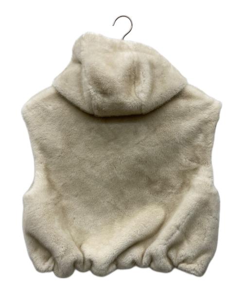 GALLARDA GALANTE（ガリャルダガランテ）GALLARDA GALANTE (ガリャルダガランテ) ガリャルダガランテフーディーファーベスト ベージュ サイズ:F 未使用品の古着・服飾アイテム