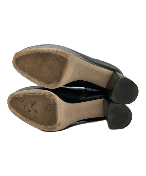 MIU MIU（ミュウミュウ）MIU MIU (ミュウミュウ) サイドジップブーツ ブラック サイズ:36 1/2の古着・服飾アイテム