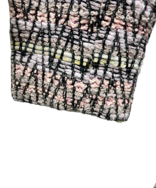 Rene（ルネ）Rene (ルネ) レッキスファーツイードコート ピンク サイズ:36の古着・服飾アイテム