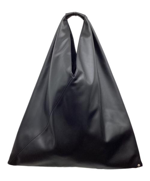 MM6 Maison Margiela（エムエムシックスメゾンマルジェラ）MM6 Maison Margiela (エムエムシックスメゾンマルジェラ) エコレザー ジャパニーズトートバッグ ブラックの古着・服飾アイテム