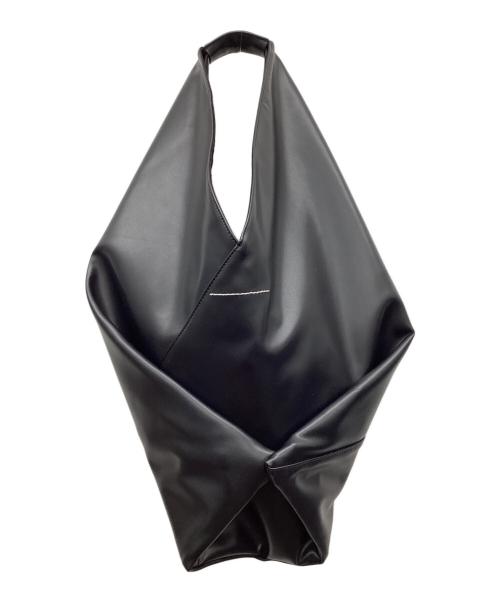 MM6 Maison Margiela（エムエムシックスメゾンマルジェラ）MM6 Maison Margiela (エムエムシックスメゾンマルジェラ) エコレザー ジャパニーズトートバッグ ブラックの古着・服飾アイテム