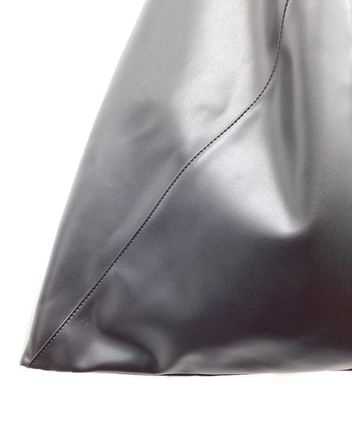MM6 Maison Margiela（エムエムシックスメゾンマルジェラ）MM6 Maison Margiela (エムエムシックスメゾンマルジェラ) エコレザー ジャパニーズトートバッグ ブラックの古着・服飾アイテム