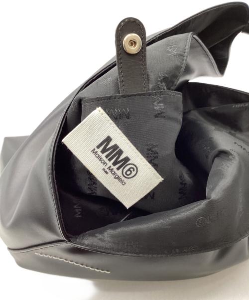 MM6 Maison Margiela（エムエムシックスメゾンマルジェラ）MM6 Maison Margiela (エムエムシックスメゾンマルジェラ) エコレザー ジャパニーズトートバッグ ブラックの古着・服飾アイテム