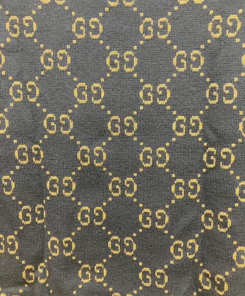 GUCCI（グッチ）GUCCI (グッチ) GGコットンラメ ファブリック トップス ネイビー サイズ:Sの古着・服飾アイテム
