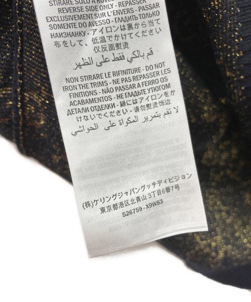 GUCCI（グッチ）GUCCI (グッチ) GGコットンラメ ファブリック トップス ネイビー サイズ:Sの古着・服飾アイテム