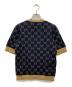 GUCCI (グッチ) GGコットンラメ ファブリック トップス ネイビー サイズ:S：50000円