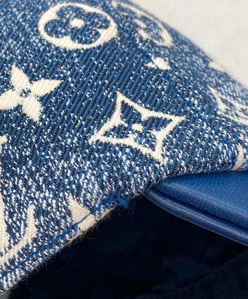 LOUIS VUITTON（ルイ ヴィトン）LOUIS VUITTON (ルイ ヴィトン) Monogram Jacquard Denim Cap ブルーの古着・服飾アイテム
