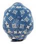 中古・古着 LOUIS VUITTON (ルイ ヴィトン) Monogram Jacquard Denim Cap ブルー：50000円
